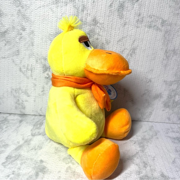 Nanco Plush Yellow Duck Stuffed Animal with Orange Scarf. New - Picture 4 of 9